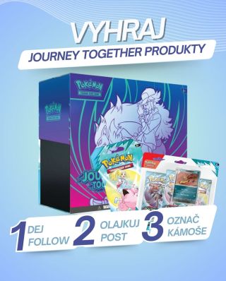 Vyhraj Journey Together ETB s Cardstore.cz 😍 Losujeme hned tři vítěze 1. místo Elite Trainer Box Journey Together 2. místo...